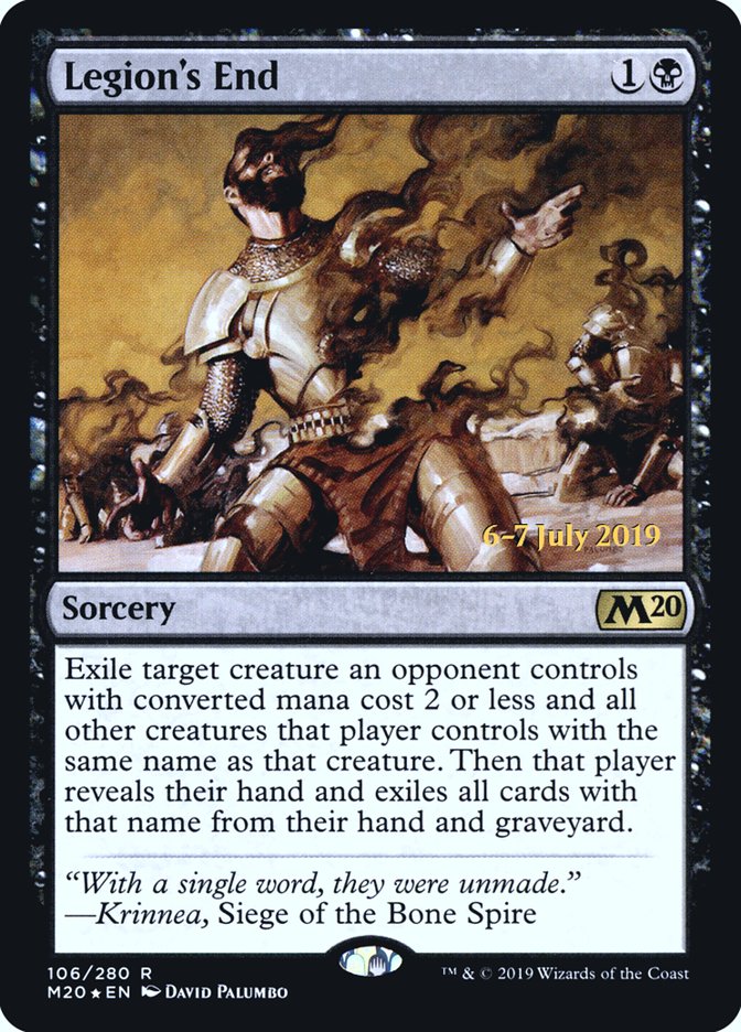 Legion's End  [Core Set 2020 Prerelease Promos] (PM20 106S)