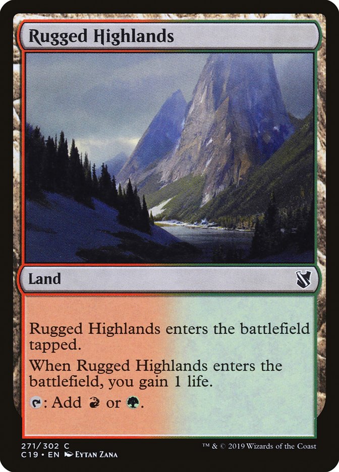 Rugged Highlands [Commander 2019] (C19 271)