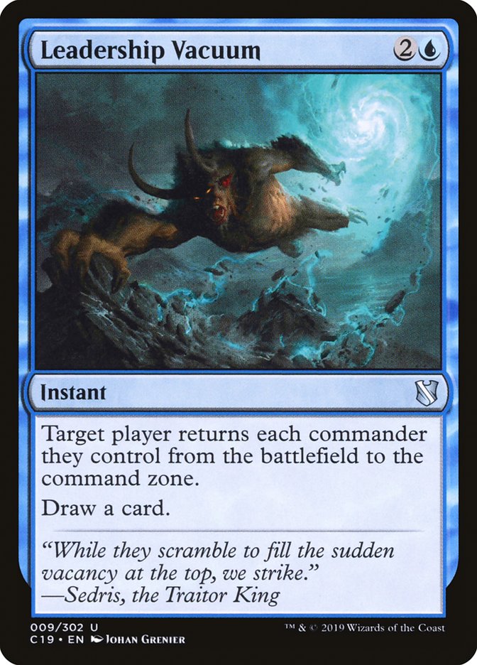 Leadership Vacuum [Commander 2019] (C19 9)