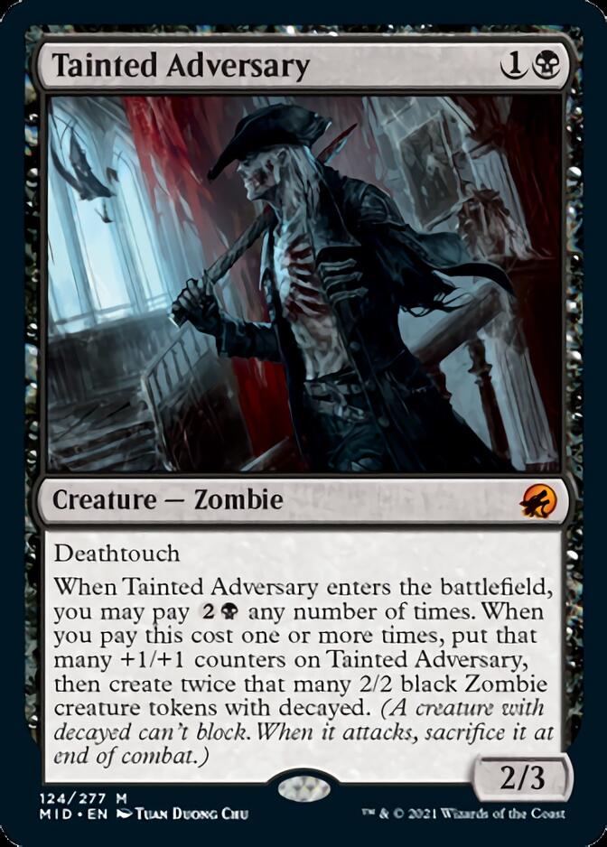 Tainted Adversary [Innistrad: Midnight Hunt] (MID 124)