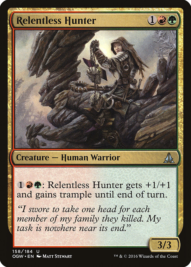 Relentless Hunter [Oath of the Gatewatch] (OGW 158)
