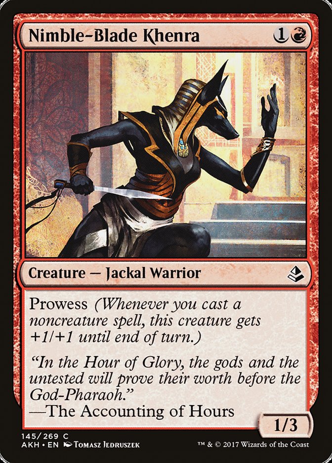 Nimble-Blade Khenra [Amonkhet] (AKH 145)