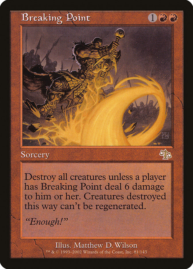 Breaking Point [Judgment] (JUD 81)