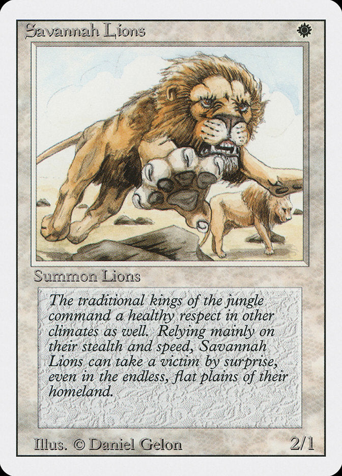 Savannah Lions [Revised Edition] (3ED 39)