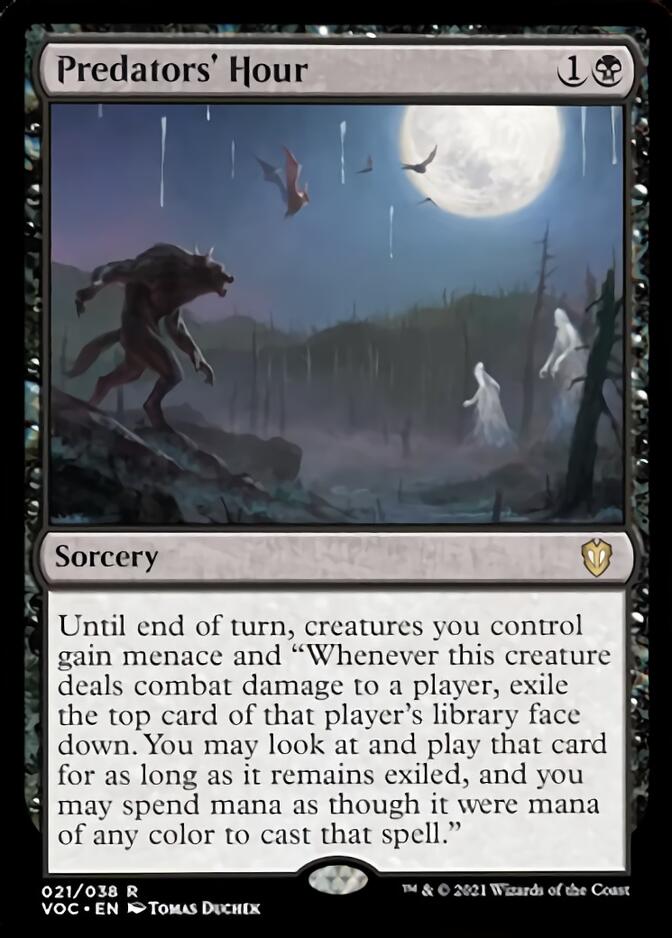 Predators' Hour [Innistrad: Crimson Vow Commander] (VOC 21)
