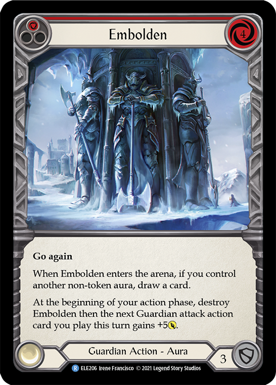 Embolden (Red) [ELE206] 1st Edition Rainbow Foil