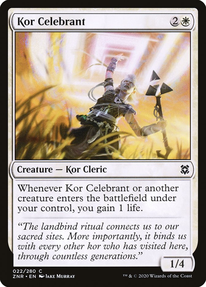 Kor Celebrant [Zendikar Rising] (ZNR 22)