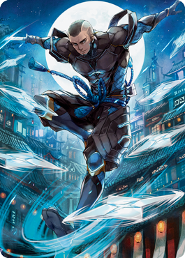 Kaito Shizuki 1 Art Card [Kamigawa: Neon Dynasty Art Series] (ANEO 70)