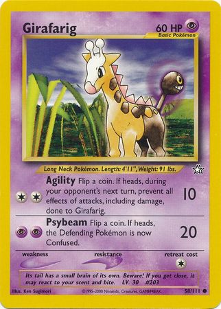 Girafarig (58/111) [Neo Genesis]