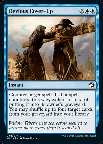 Devious Cover-Up [Innistrad: Midnight Hunt] (MID 48)