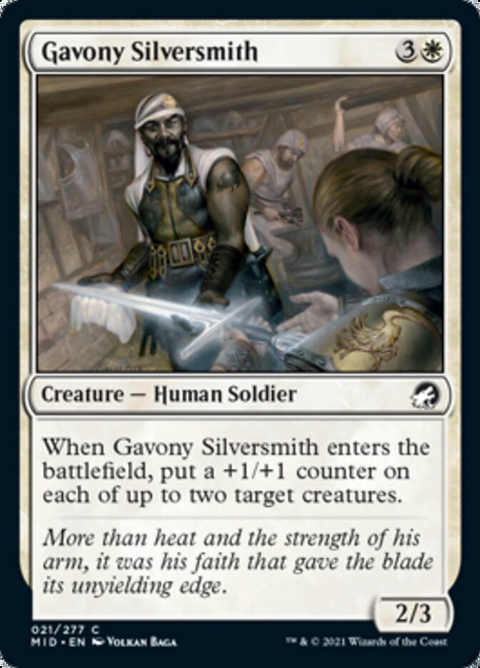 Gavony Silversmith [Innistrad: Midnight Hunt] (MID 21)