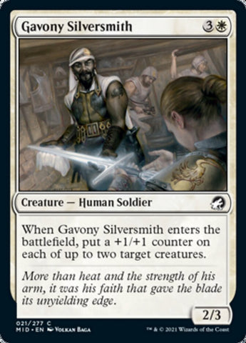 Gavony Silversmith [Innistrad: Midnight Hunt] (MID 21)