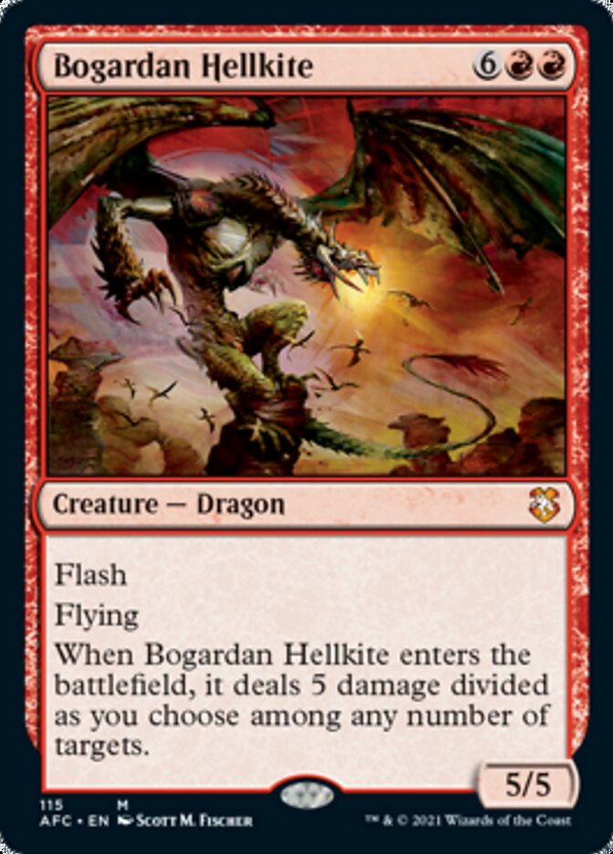 Bogardan Hellkite [Dungeons & Dragons: Adventures in the Forgotten Realms Commander] (AFC 115)