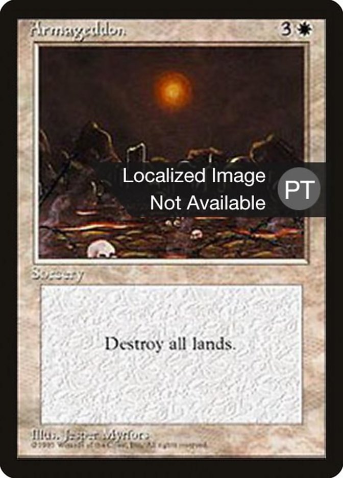 Armageddon [Fourth Edition Foreign Black Border] (4BB 5)