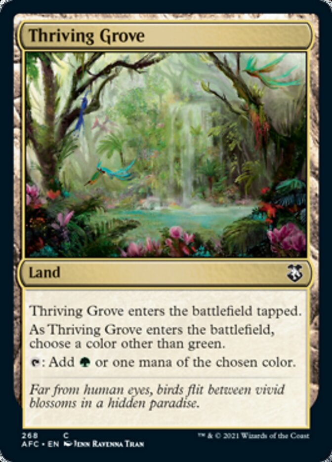 Thriving Grove [Dungeons & Dragons: Adventures in the Forgotten Realms Commander] (AFC 268)