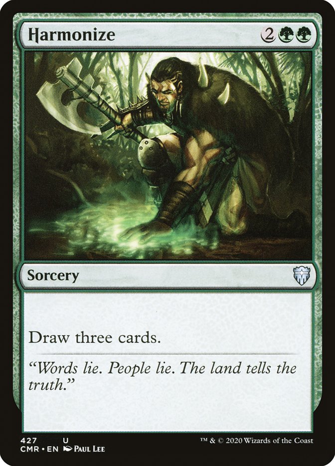 Harmonize [Commander Legends] (CMR 427)