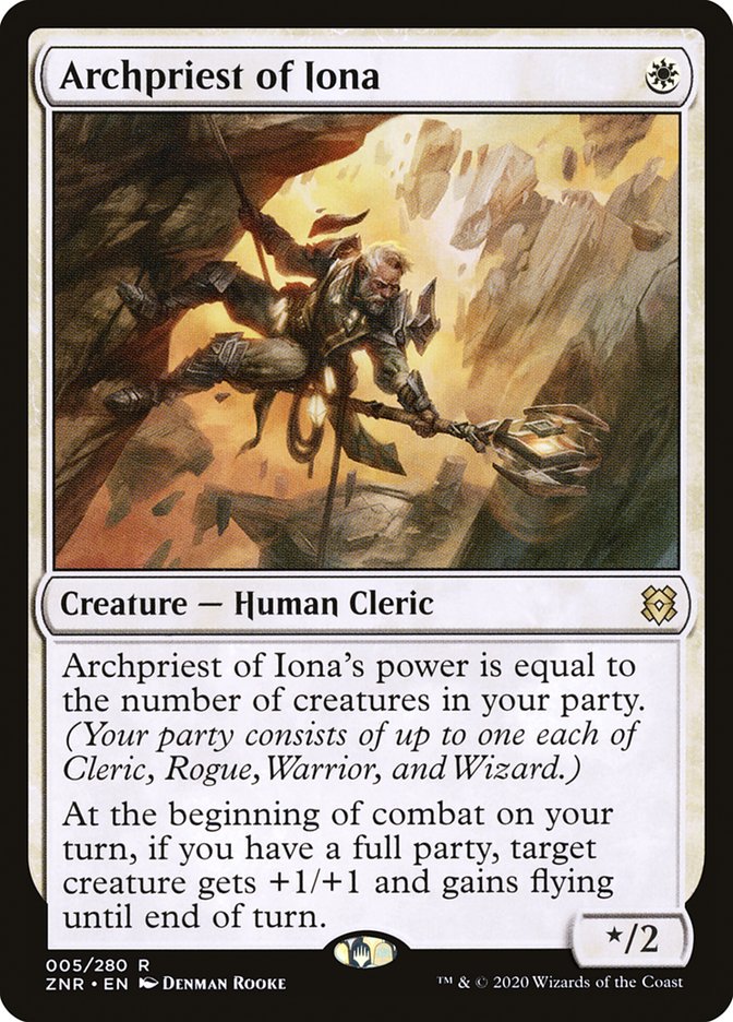 Archpriest of Iona [Zendikar Rising] (ZNR 5)