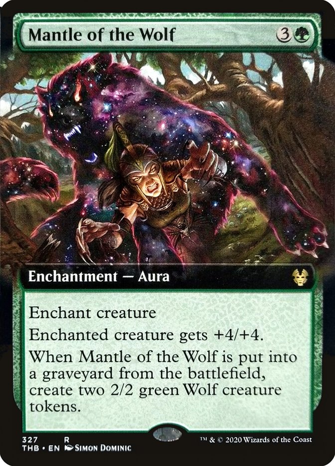 Mantle of the Wolf (Extended Art) [Theros Beyond Death] (THB 327)