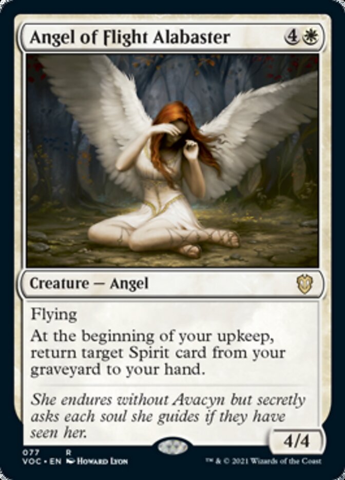 Angel of Flight Alabaster [Innistrad: Crimson Vow Commander] (VOC 77)
