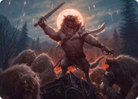 Tovolar, the Midnight Scourge 1 Art Card [Innistrad: Midnight Hunt Art Series] (AMID 6)