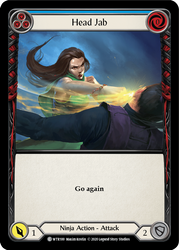 Head Jab (Blue) [WTR100] Unlimited Rainbow Foil