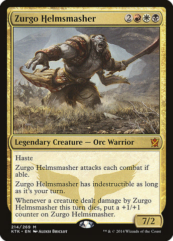 Zurgo Helmsmasher [Khans of Tarkir] (KTK 214)
