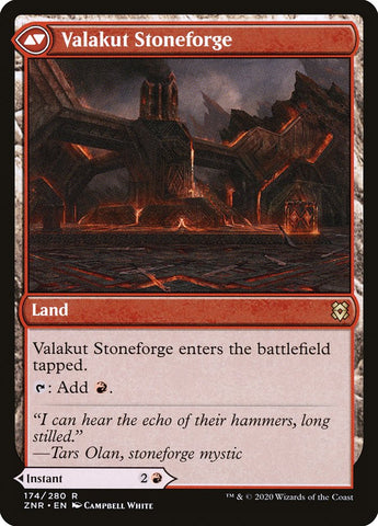 Valakut Awakening // Valakut Stoneforge [Zendikar Rising] (ZNR 174)