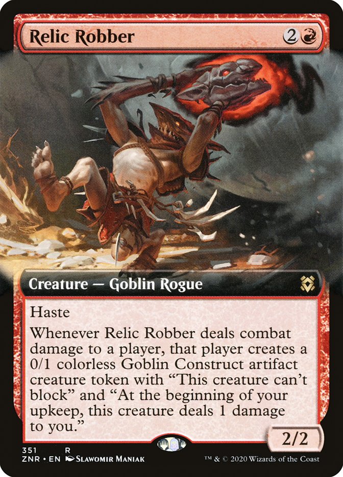 Relic Robber (Extended Art) [Zendikar Rising] (ZNR 351)