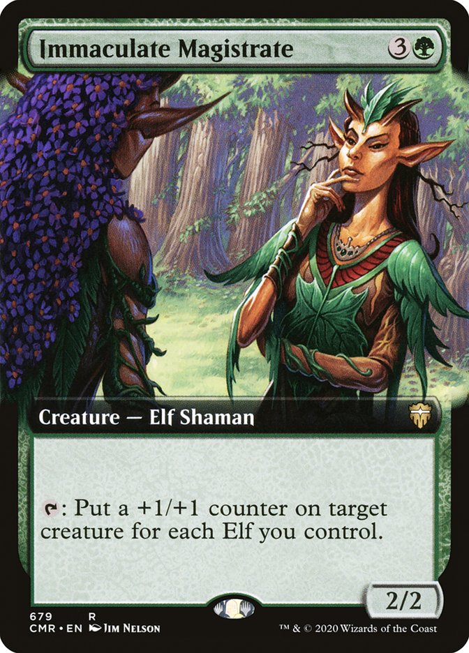 Immaculate Magistrate (Extended Art) [Commander Legends] (CMR 679)