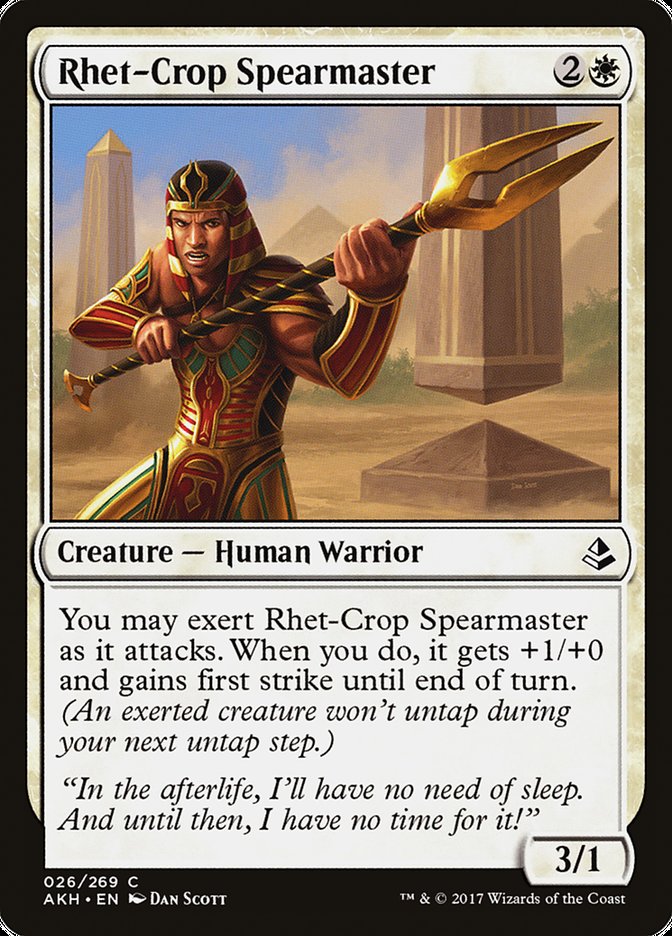 Rhet-Crop Spearmaster [Amonkhet] (AKH 26)