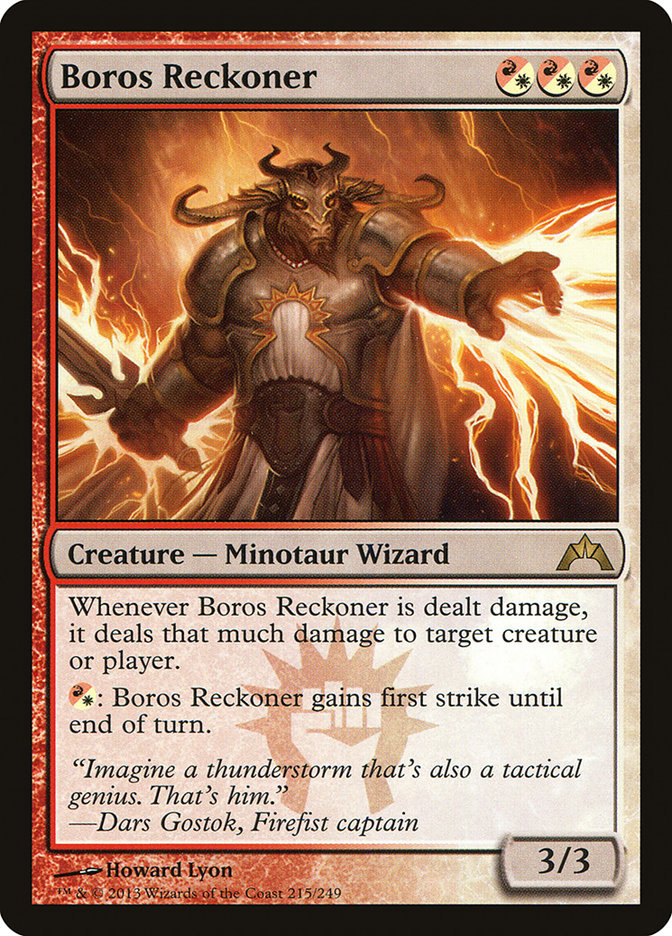Boros Reckoner [Gatecrash] (GTC 215)