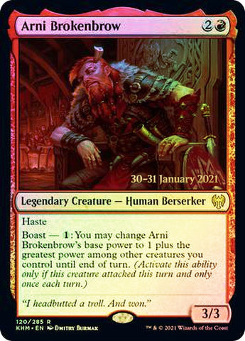 Arni Brokenbrow  [Kaldheim Prerelease Promos] (PKHM 120)