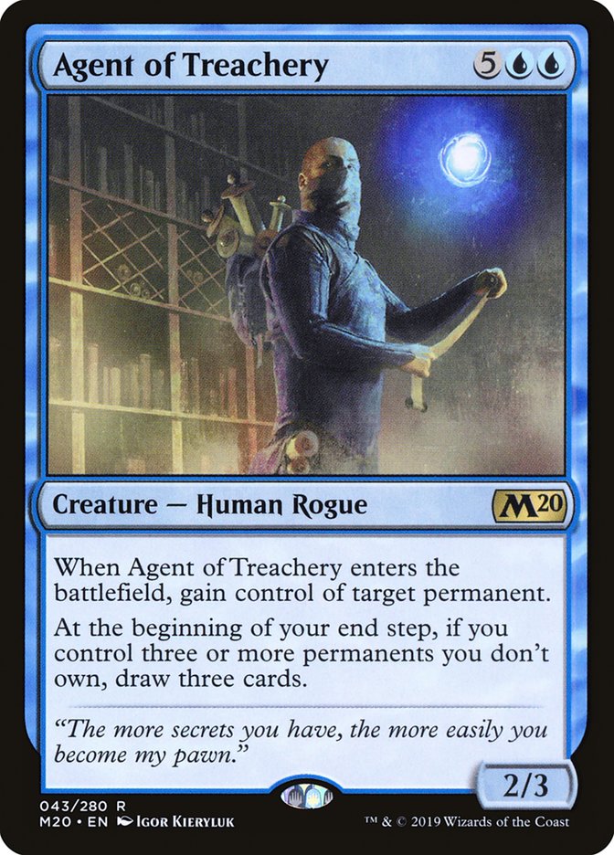 Agent of Treachery [Core Set 2020] (M20 43)