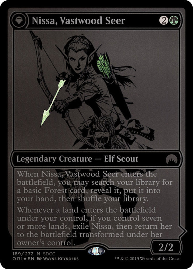 Nissa, Vastwood Seer // Nissa, Sage Animist [San Diego Comic-Con 2015] (PS15 189)