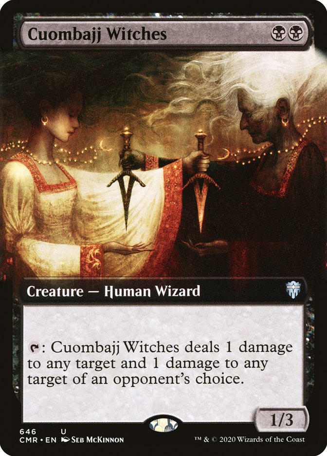 Cuombajj Witches (Extended Art) [Commander Legends] (CMR 646)