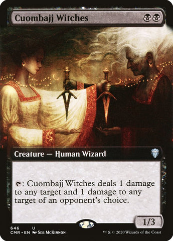 Cuombajj Witches (Extended Art) [Commander Legends] (CMR 646)