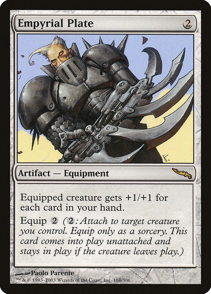 Empyrial Plate [Mirrodin] (MRD 168)
