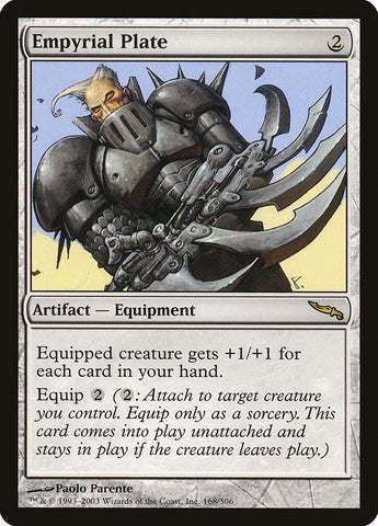 Empyrial Plate [Mirrodin] (MRD 168)