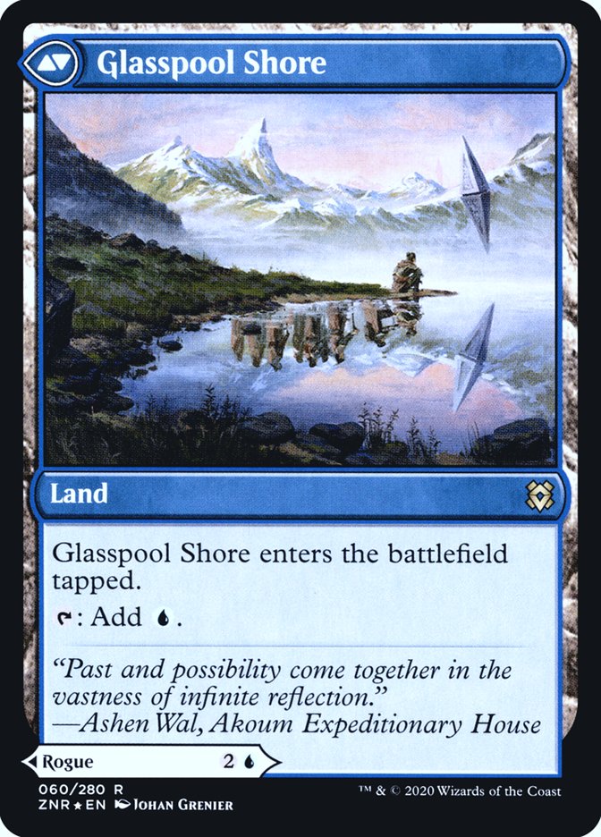 Glasspool Mimic // Glasspool Shore  [Zendikar Rising Prerelease Promos] (PZNR 60S)