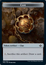 Clue Token (#14) // Zombie Army Token [Modern Horizons 2 Tokens] (TMH2 14)