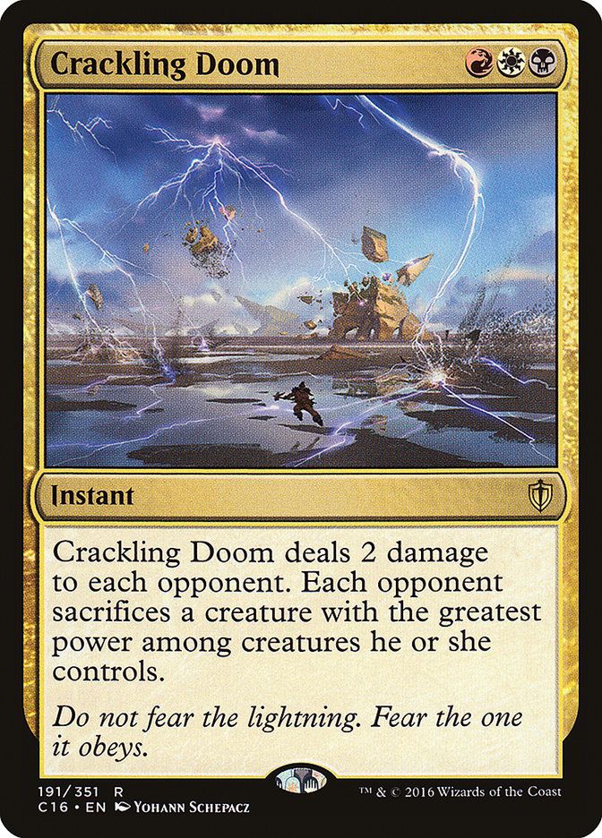 Crackling Doom [Commander 2016] (C16 191)