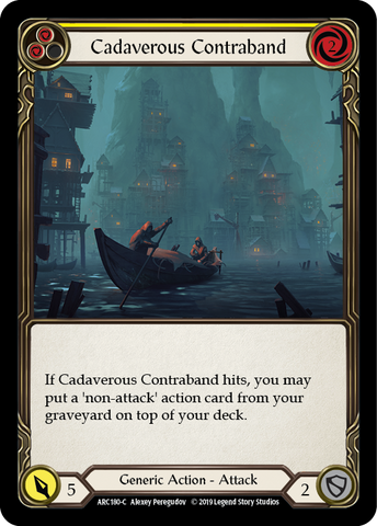 Cadaverous Contraband (Yellow) [ARC180-C] 1st Edition Rainbow Foil