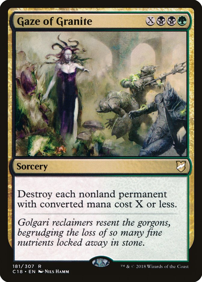 Gaze of Granite [Commander 2018] (C18 181)