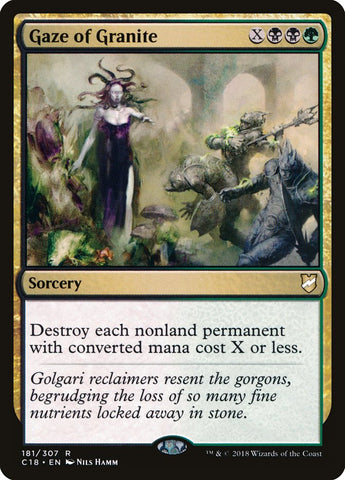 Gaze of Granite [Commander 2018] (C18 181)