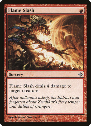Flame Slash [Rise of the Eldrazi] (ROE 145)