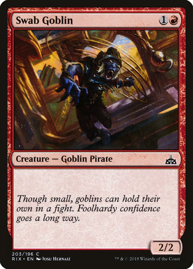 Swab Goblin [Rivals of Ixalan] (RIX 203)