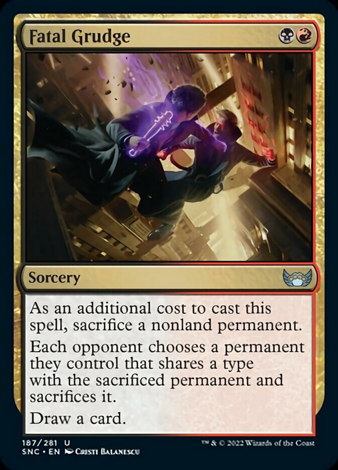 Fatal Grudge [Streets of New Capenna] (SNC 187)