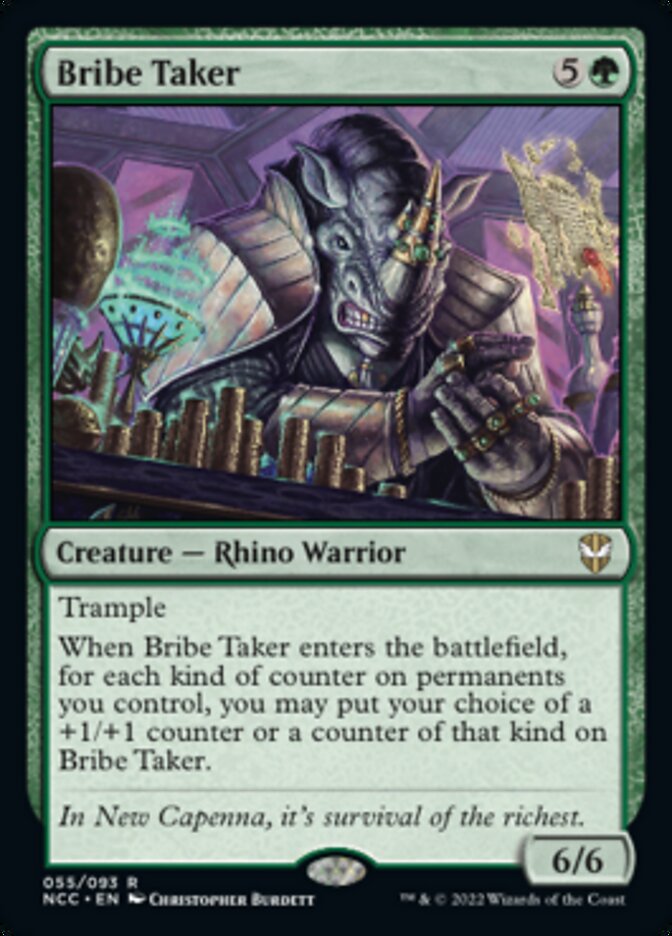 Bribe Taker [Streets of New Capenna Commander] (NCC 55)