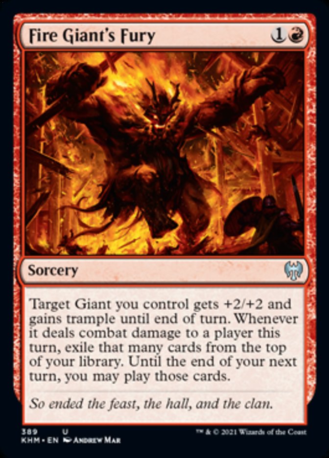 Fire Giant's Fury [Kaldheim] (KHM 389)