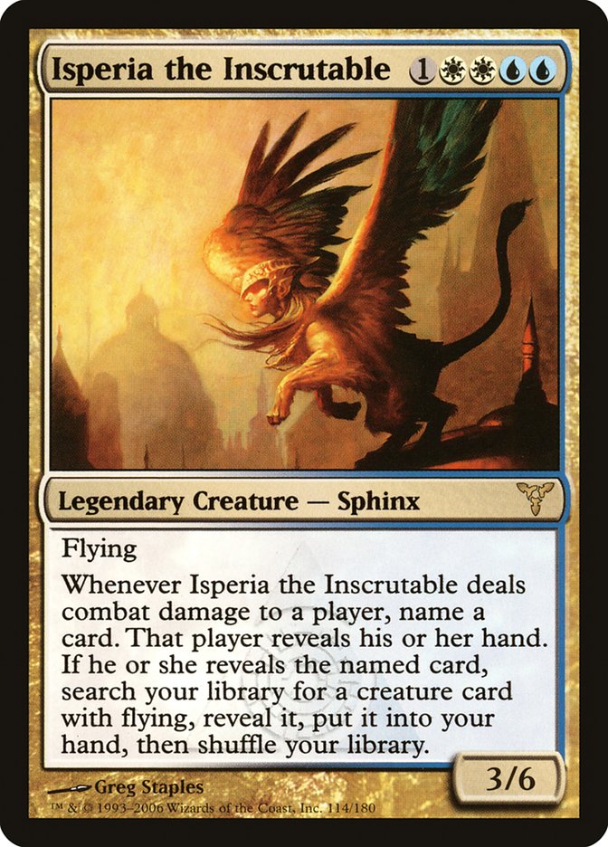 Isperia the Inscrutable [Dissension] (DIS 114)